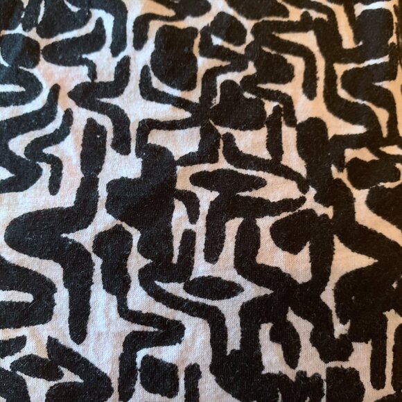 VELVET Black & white - Strapless Mini Tube Printed Dress – Size M - Picture 8 of 14